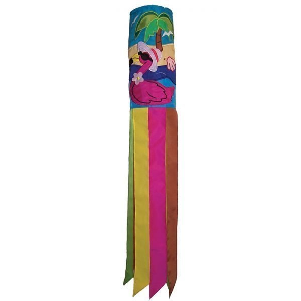 Flamingo 40" Windsock by In The Breeze-0
