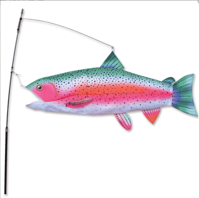 Rainbow Trout Swimming 3D Fish