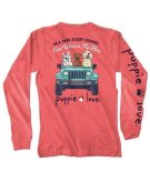 Puppie Love Wind In My Hair Pups Long Sleeve T-Shirt by Maryland Brand