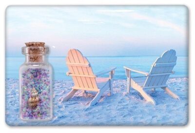 Adirondack Chairs Jar Magnet by Cape Shore