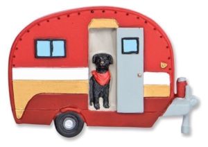 Dog in Camper - Resin Magnet by Cape Shore