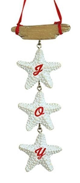 String of Starfish JOY - Christmas Ornament