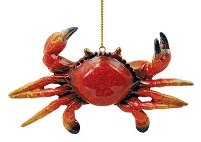 Red Crab - Christmas Ornament by Cape Shore