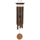 Chakra Chime - Seven Stones, Large, Bronze by Woodstock Chimes