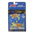 On the Go Scratch Art Color Reveal Pad - Sea Life by Melissa & Doug