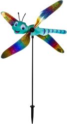 Dragonfly Yard Garden Whirligig Wind Spinner by In the Breeze