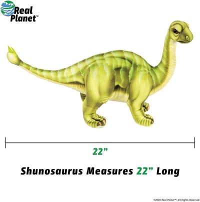 Shunosaurus Realistic Soft Plush Dinosaur by Real Planet - Green 22"