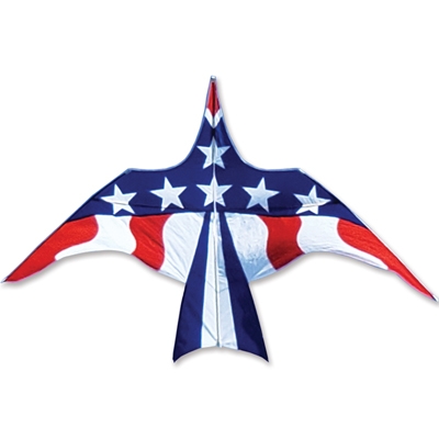 Patriotic Thunderbird 11.5 Foot Single Line Delta Kite by Premier