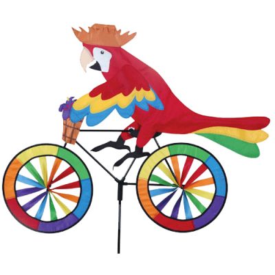 Parrot on Bicycle/Bike Spinner - 30" - by Premier