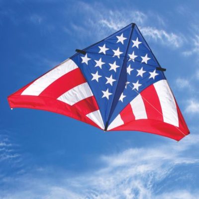 USA Levitation Delta Kite by Into The Wind - 7'