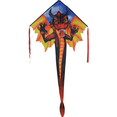 Red Dragon - Large Easy Flyer Kite