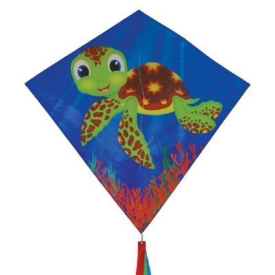 Baby Sea Turtle Diamond Kite by In The Breeze - 30"