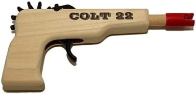 Colt 22 Pistol Wooden Rubberband Gun By Magnum Enterprises