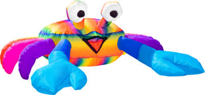 Bouncing Buddy Crab by HQ Designs LARGE - Rainbow