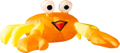 Bouncing Buddy Crab by HQ Designs LARGE - Yellow